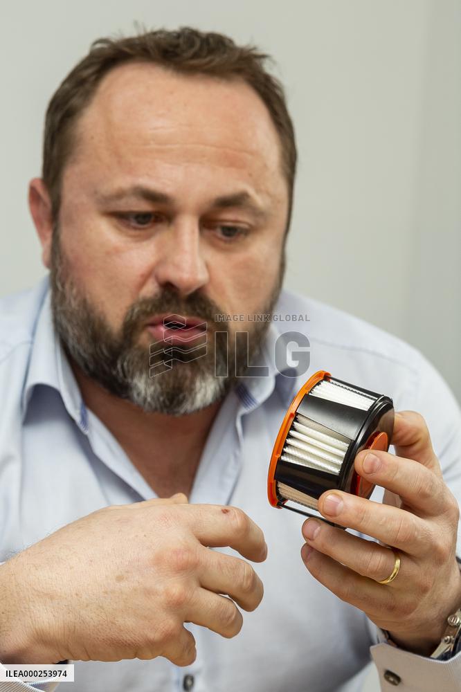 Half mask Respira Compact, Filter Respira Perfection P3, Company Nanologix