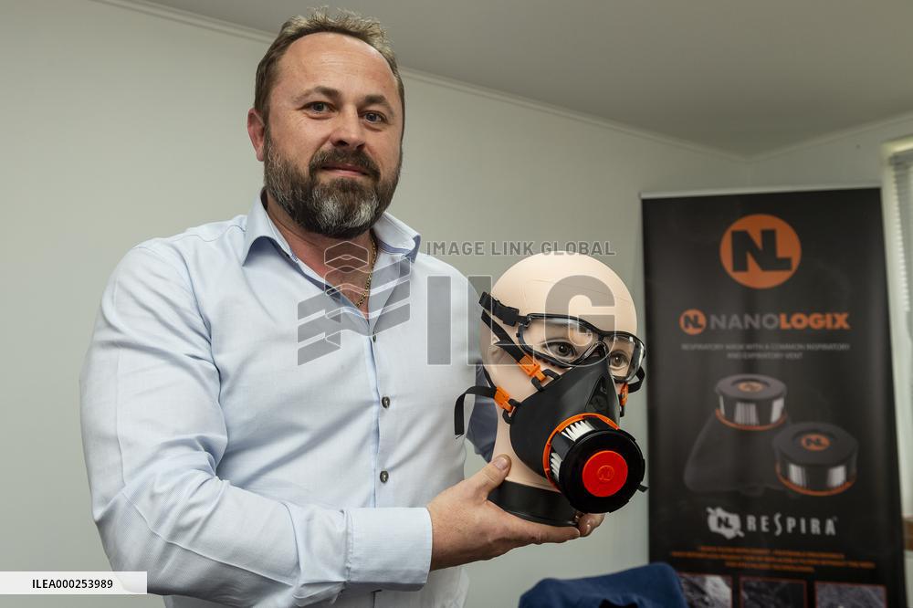 Half mask Respira Compact, Filter Respira Perfection P3, Company Nanologix