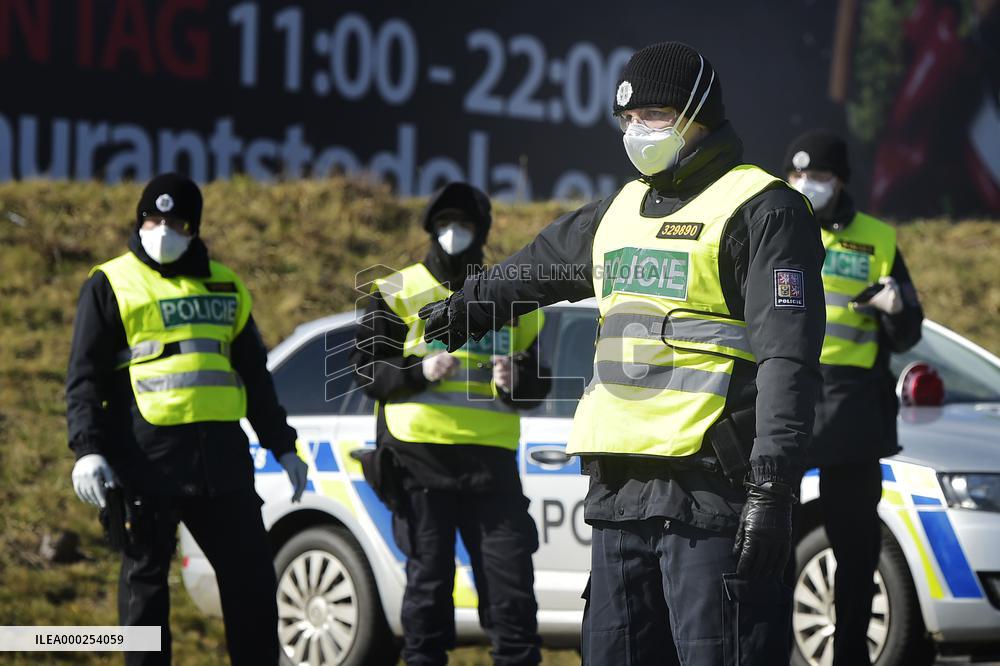 Border control Folmava, Germany, Czech Republic