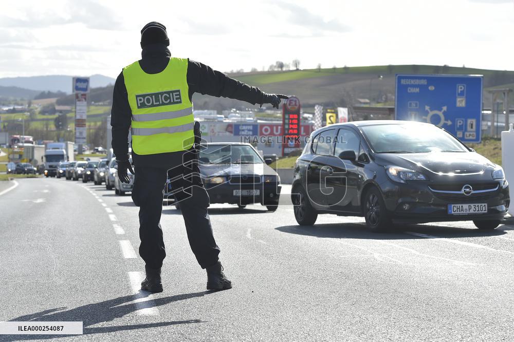 Border control Folmava, Germany, Czech Republic