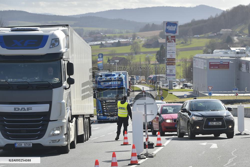 Border control Folmava, Germany, Czech Republic