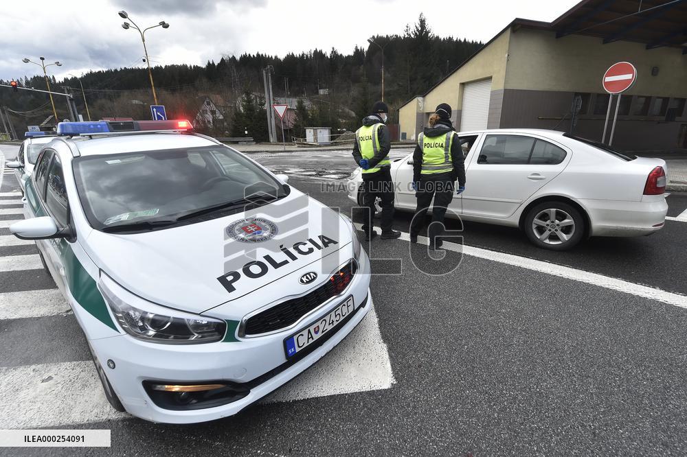 Border control Mosty u Jablunkova-Svrcinovec, Slovaklia, Czech Republic