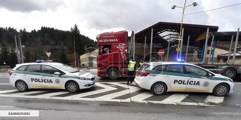 Border control Mosty u Jablunkova-Svrcinovec, Slovaklia, Czech Republic