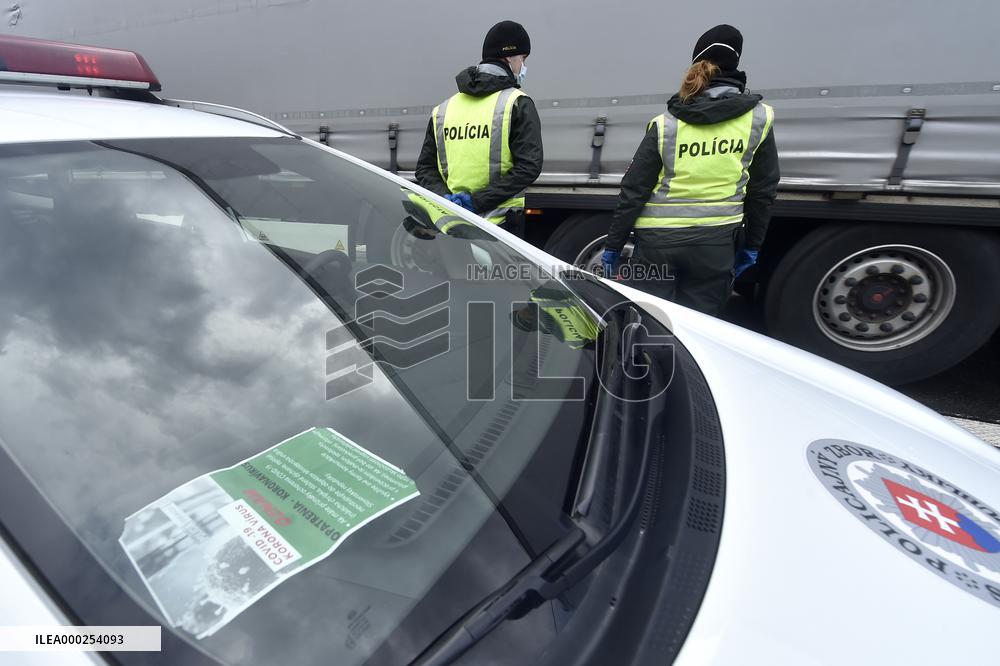 Border control Mosty u Jablunkova-Svrcinovec, Slovaklia, Czech Republic