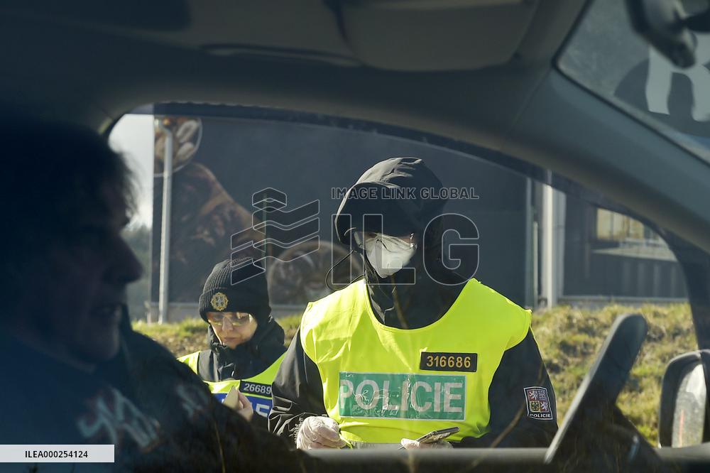 Border control Folmava, Germany, Czech Republic