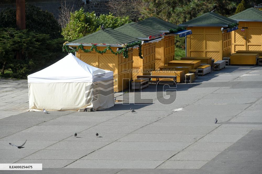 Karlovy Vary, Karlsbad, spa town, empty, Festival hall