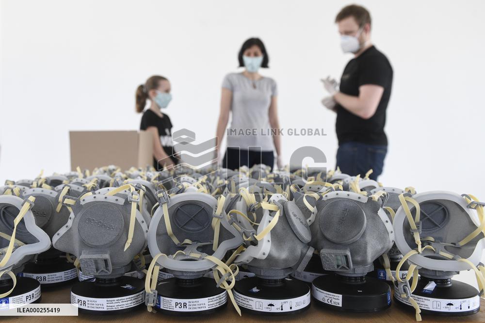 3Dees Industries, FFP3 respirators produced by Multijet 3D printing technology, respirator