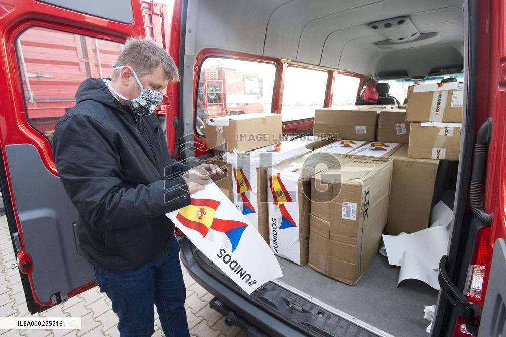 Tomas Petricek, Czechia sending protective suits to Spain, Italy each