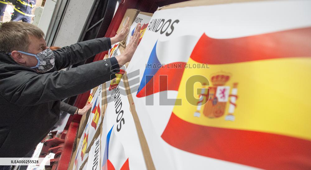 Tomas Petricek, Czechia sending protective suits to Spain, Italy each