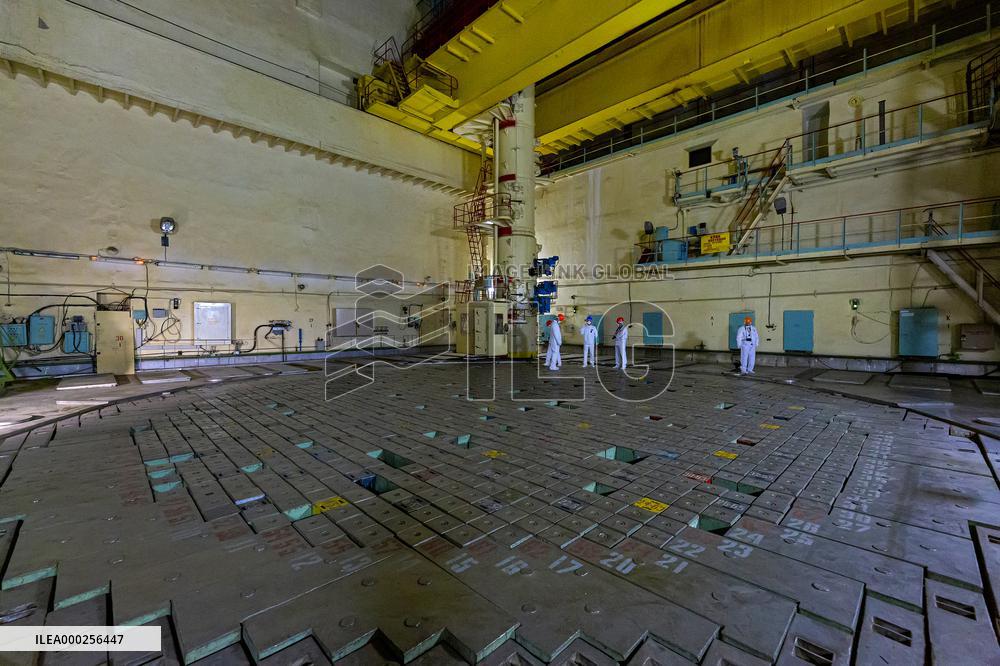 Chernobyl zone, restricted territory, Chernobyl nuclear reactor number 3 hall