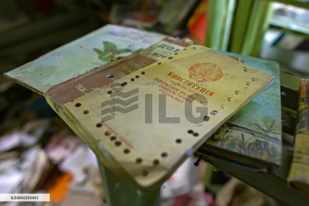 Chernobyl zone, restricted territory, Chernobyl School