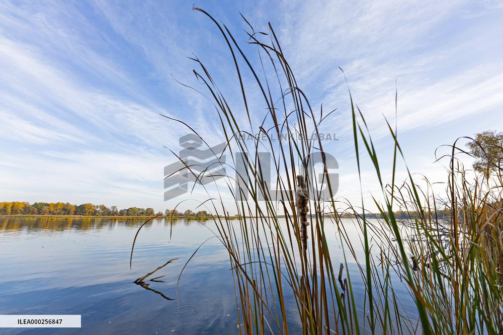 Chernobyl zone, restricted territory, Dnieper River