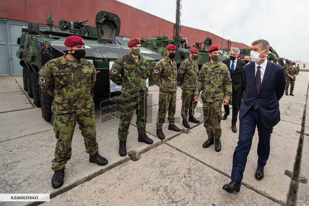 Andrej Babis, 42nd mechanised battalion in Tabor, Czech Army
