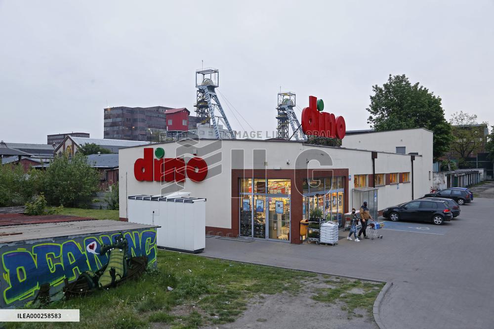 Coal mine Bobrek, Bytom, test, testing, epidemic coronavirus, employe, infection, protection, miner