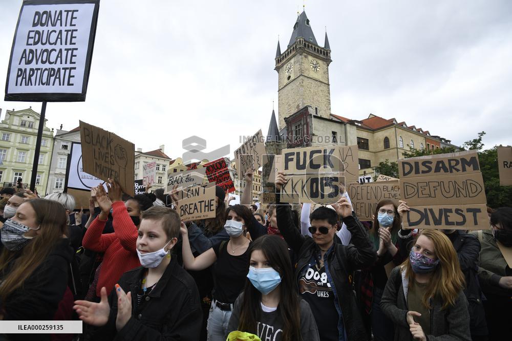 demonstration against the police violence and racism in the USA was held in Prague