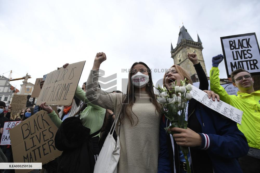 demonstration against the police violence and racism in the USA was held in Prague