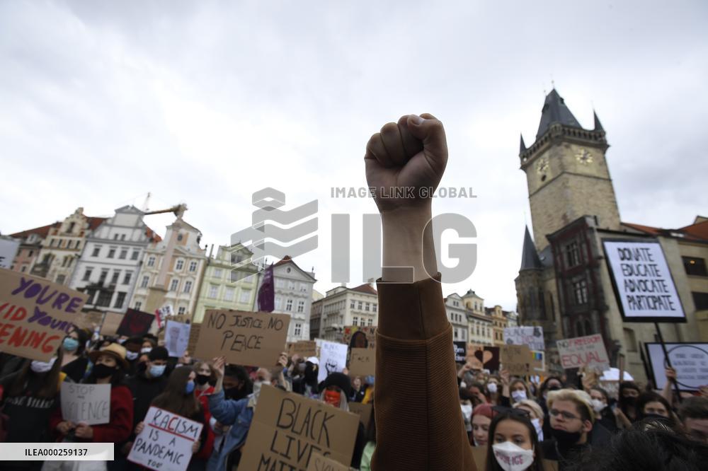 demonstration against the police violence and racism in the USA was held in Prague