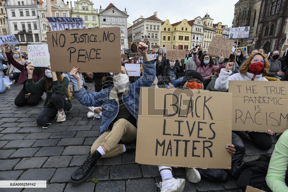 demonstration against the police violence and racism in the USA was held in Prague