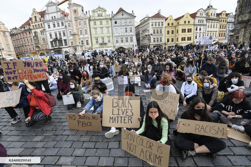 demonstration against the police violence and racism in the USA was held in Prague