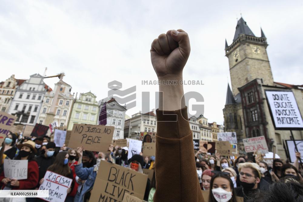 demonstration against the police violence and racism in the USA was held in Prague