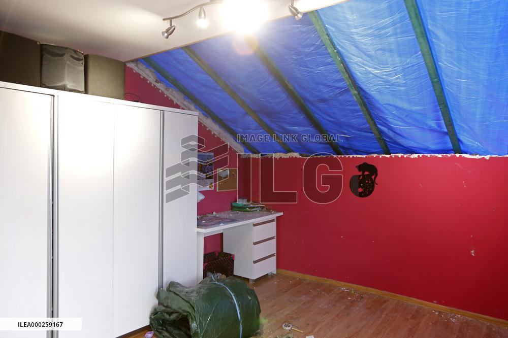 Kaniow village, whirlwind,cyclone,wind,cataclysm,aftermath,weather,climate,anomaly,destruction