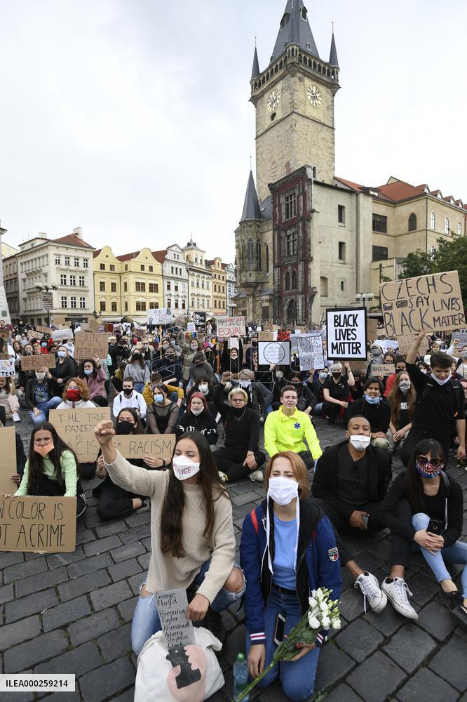 demonstration against the police violence and racism in the USA was held in Prague