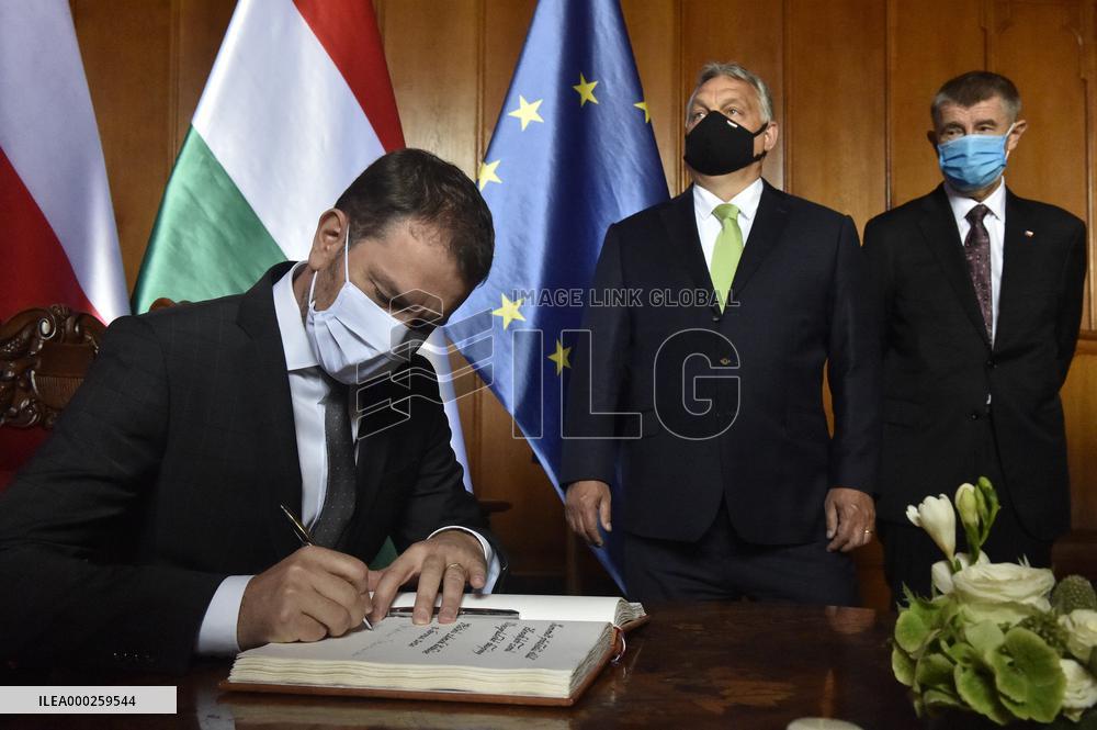 Igor Matovic, Viktor Orban, Andrej Babis, Meeting of Czech, Hungarian, Polish and Slovak (V4) prime ministers