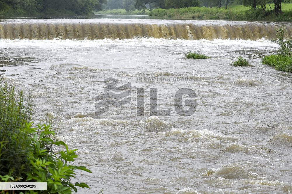 River Olse in Karvina
