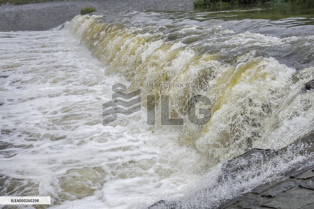 River Olse in Karvina