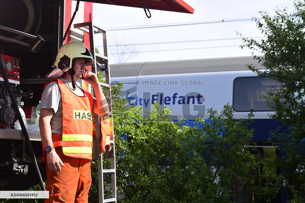 One dies, dozens injured in trains' collision in Central Bohemia