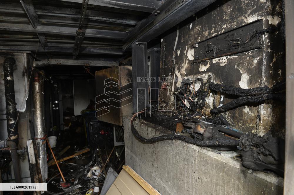 fire in Museum Kampa