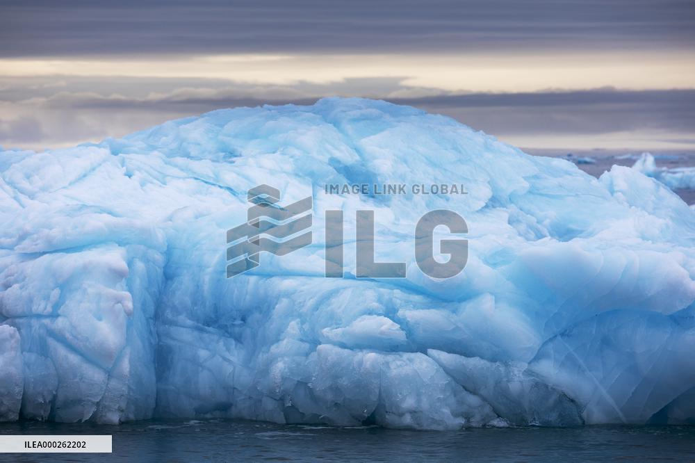 ice floe around Svalbard
