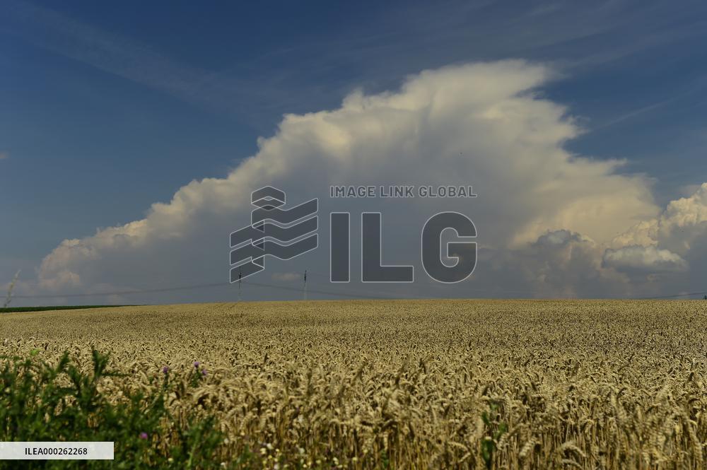cumulus clouds, storm cloud, sky