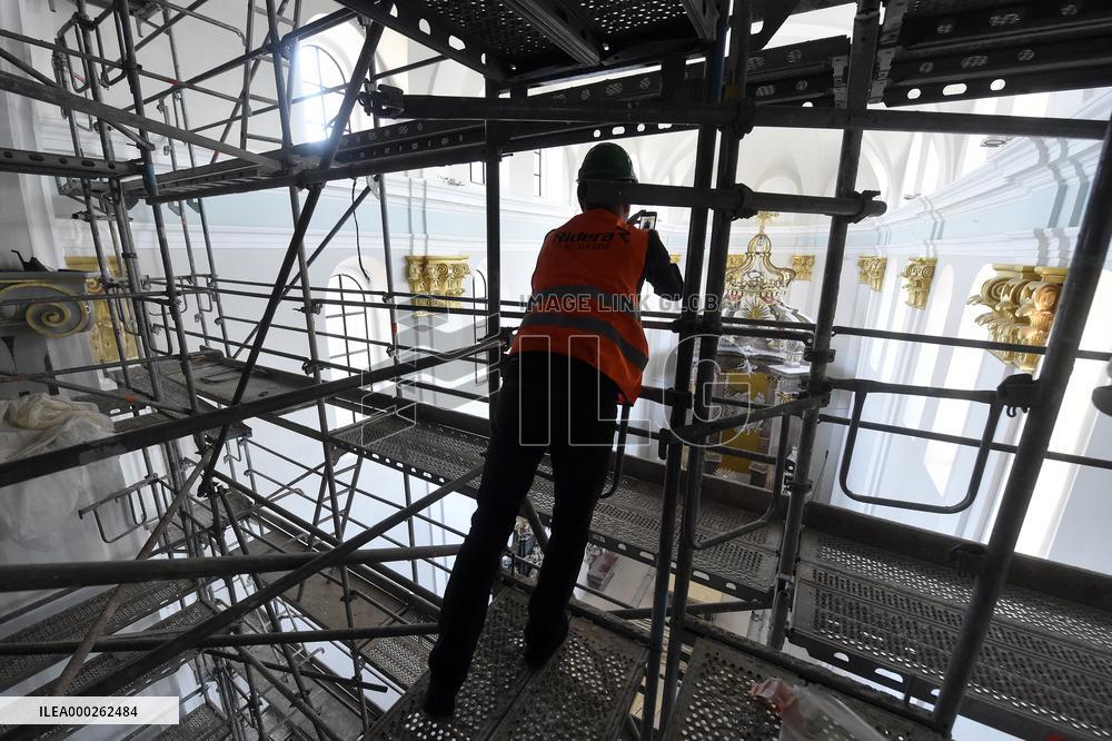 Our Lady of the Assumption Co-Cathedral in Opava, repairs, repair