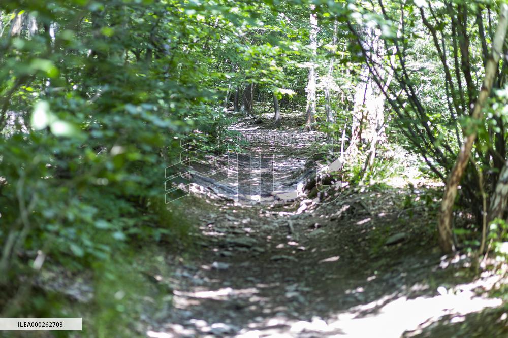 Milesovka, Milesovka, mountain, hill, transmitter, meteorological station, observatory, lookout tower, road, way
