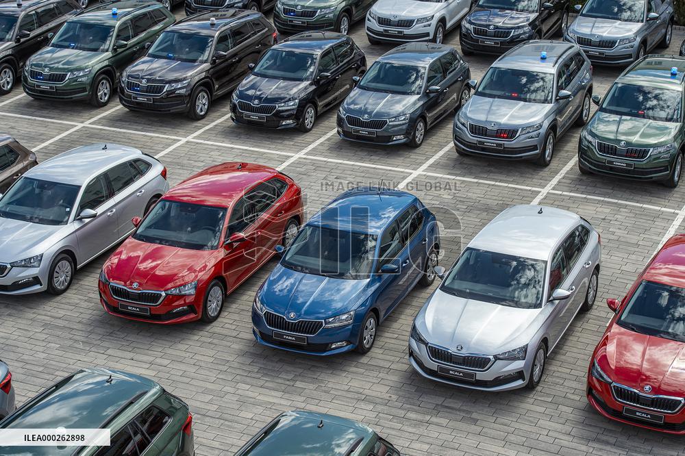 cars by Skoda Auto for Czech Interior Ministry
