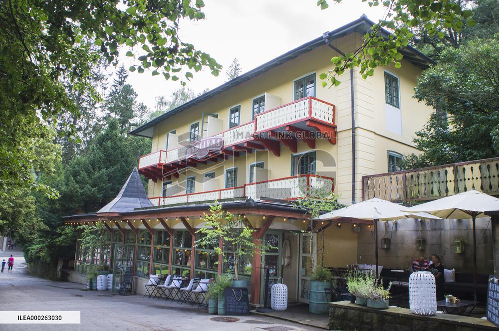 the Cafe in Lodge, Pension Myslivna, Luhacovice