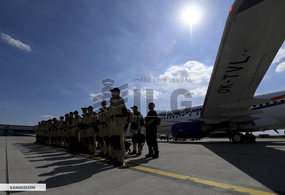 Czech rescuers special Urban Search and Rescue (USAR) team to Beirut