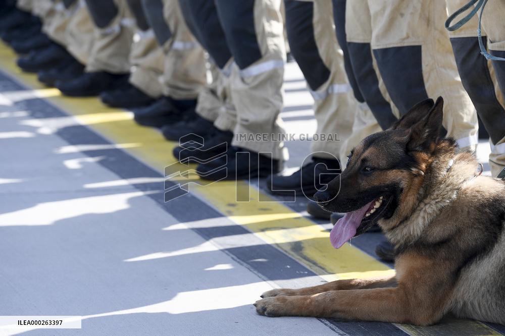 Czech rescuers special Urban Search and Rescue (USAR) team to Beirut