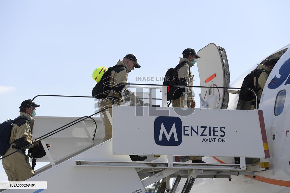 Czech rescuers special Urban Search and Rescue (USAR) team to Beirut