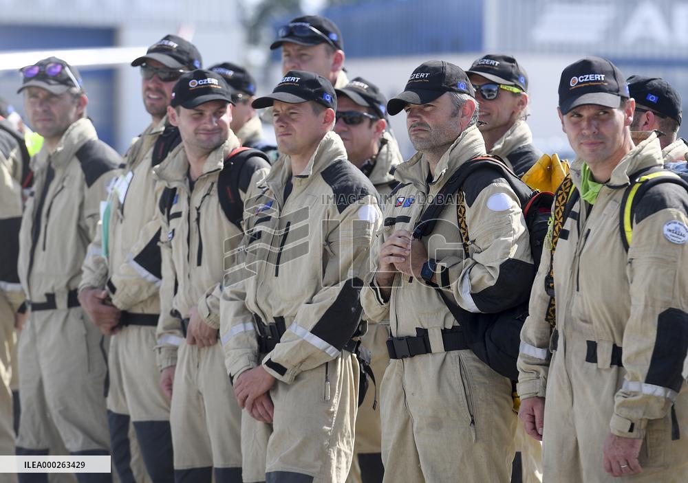 Czech rescuers special Urban Search and Rescue (USAR) team to Beirut