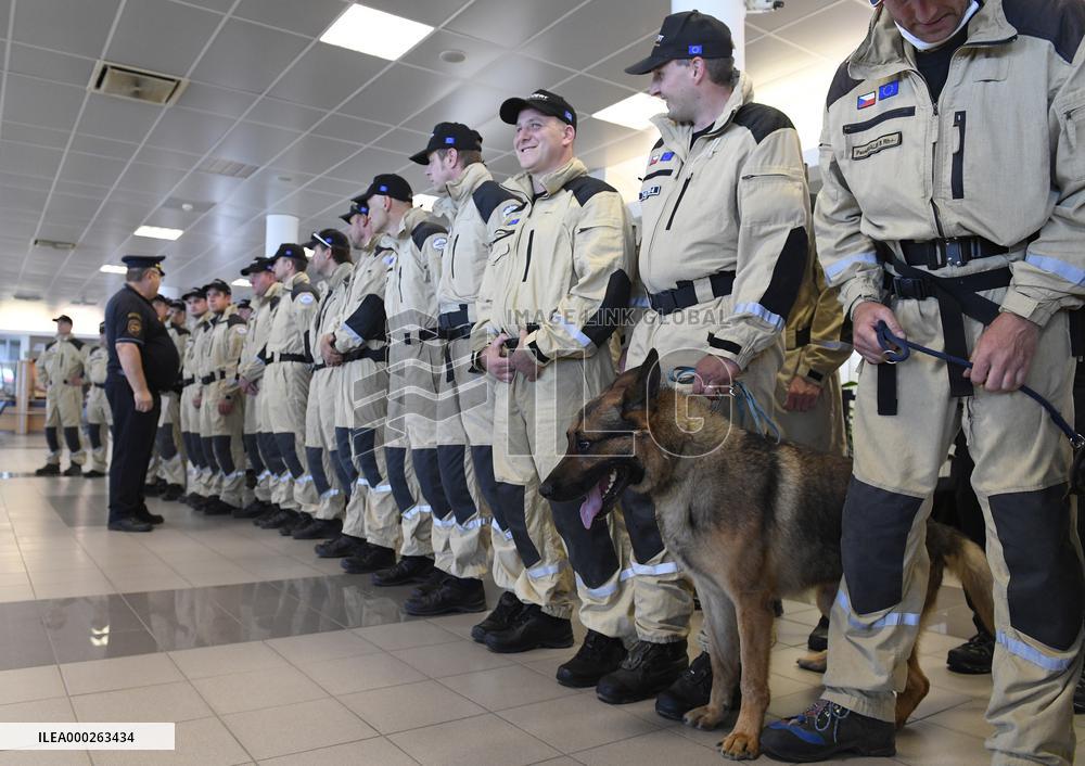Czech rescuers special Urban Search and Rescue (USAR) team to Beirut