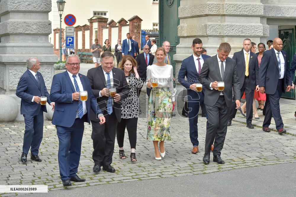 MIKE POMPEO, STEPHEN B. KING, VACLAV BERKA, SUSAN POMPEO, IVA PETRICKOVA, TOMAS PETRICEK, PAVEL SEMIK, beer, Pilsen, Pilsner Plzensky Prazdroj brewery