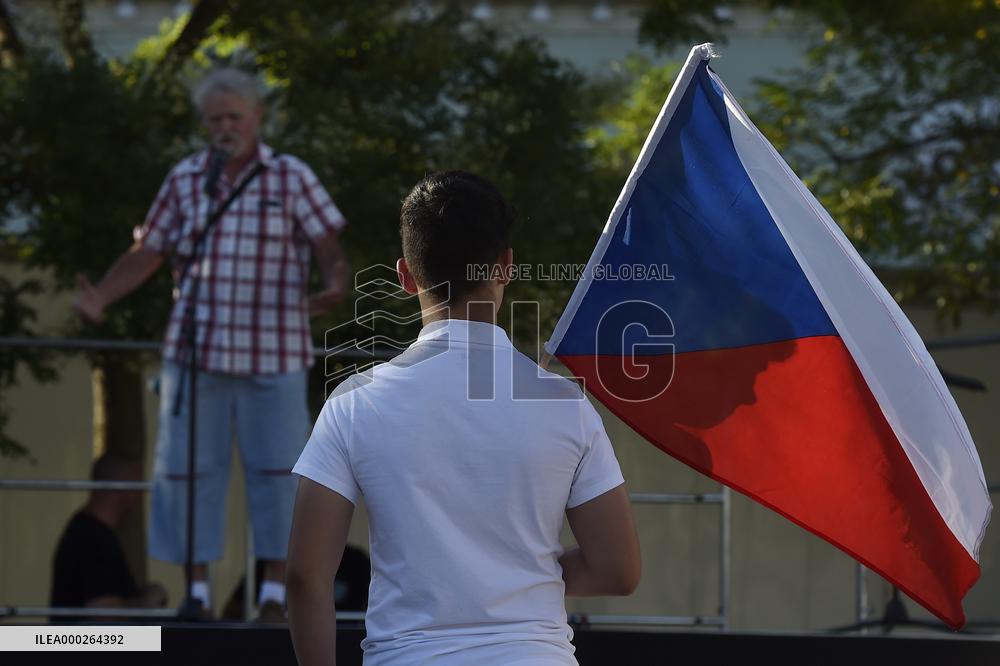event in remembrance of the Soviet-led invasion of Czechoslovakia in 1968