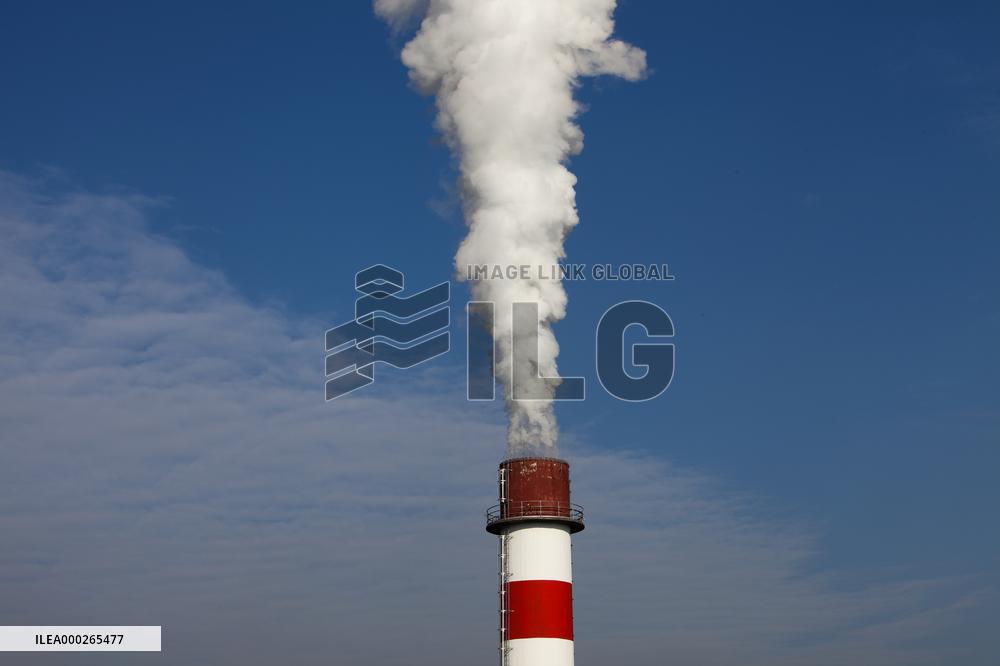 chimney, smokestack, smoke