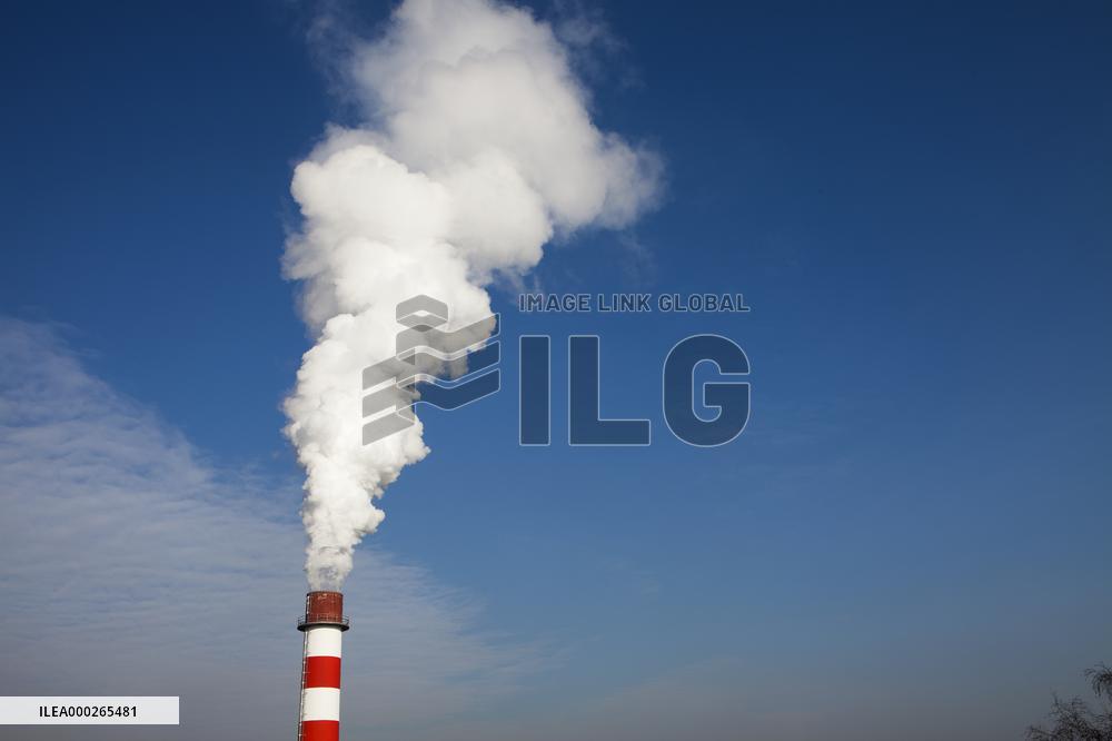 chimney, smokestack, smoke