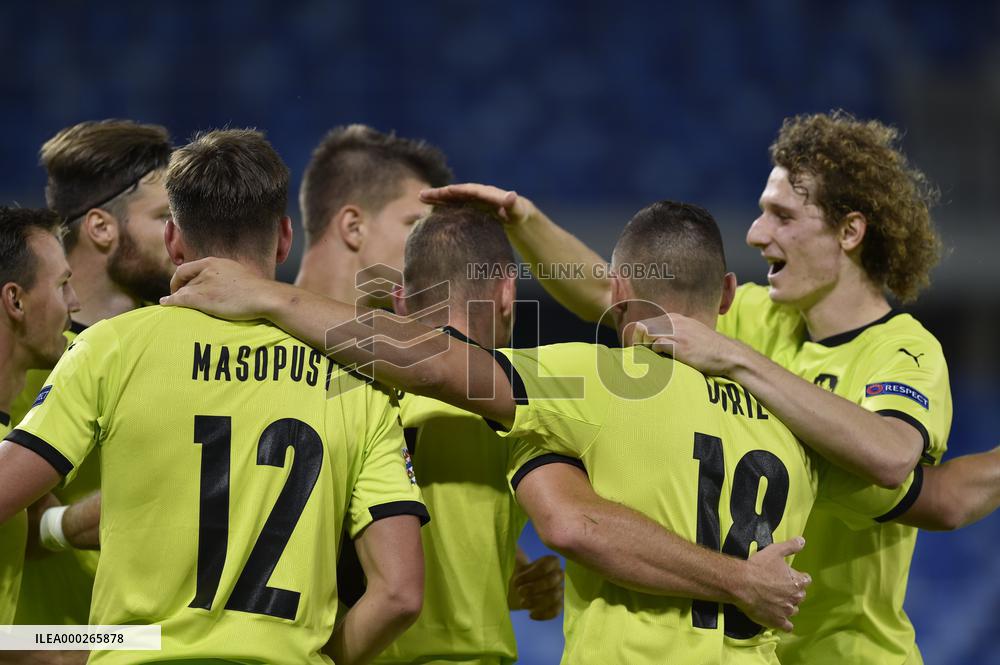 Czech National Soccer Team, celebration, goal