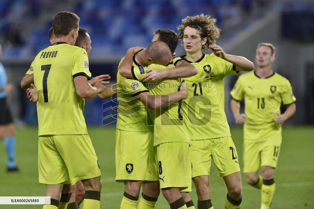 Czech National Soccer Team, celebration, goal