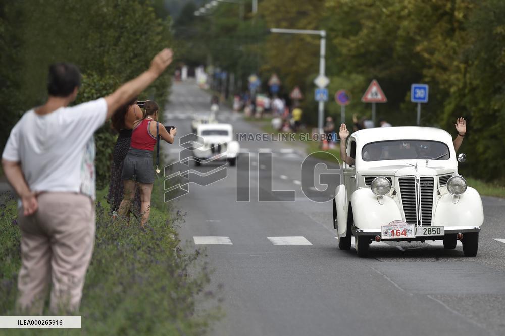 53rd year of the regularity ride to the hill Zbraslav - Jiloviste, veteran, oldtimer