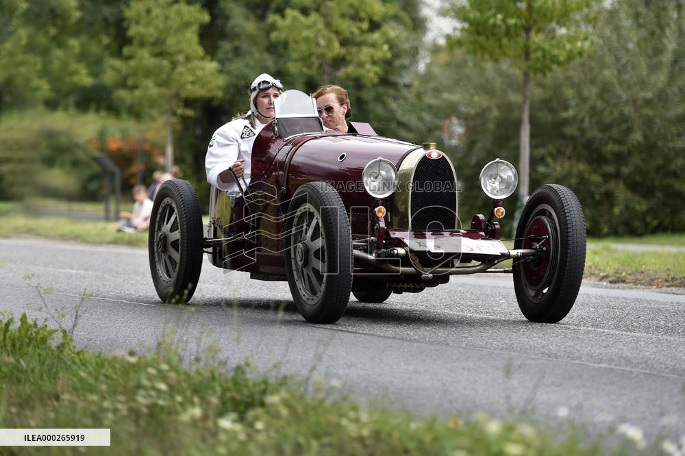 53rd year of the regularity ride to the hill Zbraslav - Jiloviste, veteran, oldtimer